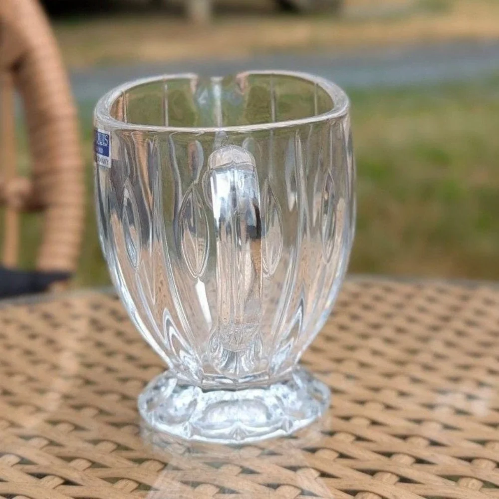 Waterford Marquis Crystal Vintage‎ Ribbed Glass Creamer Made in Germany